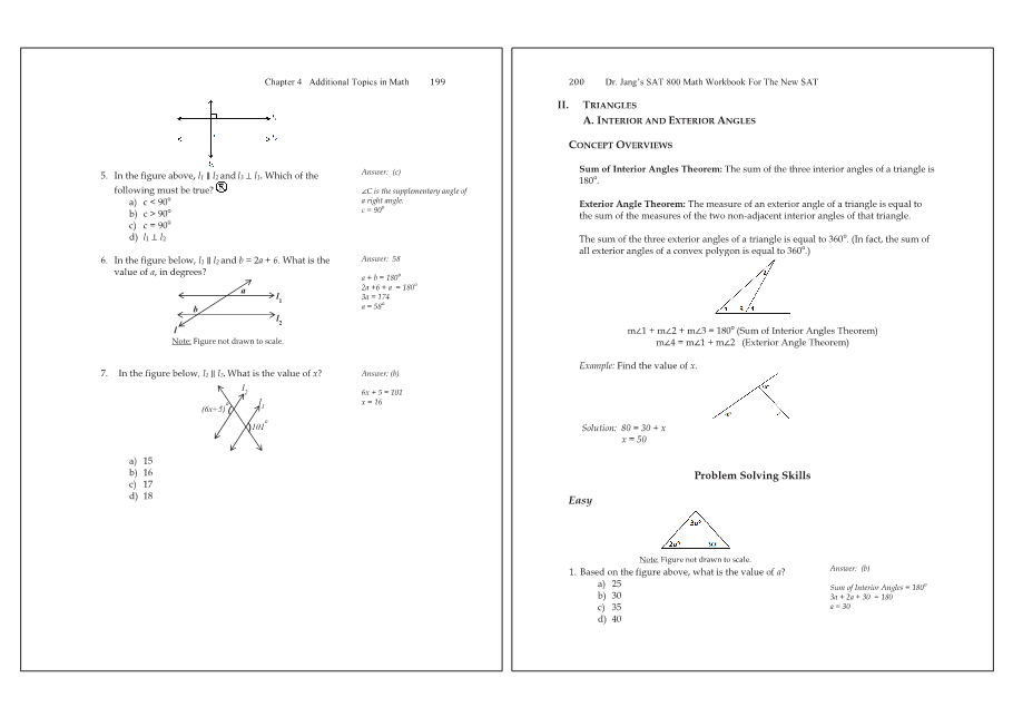 Dr.jang's SAT 800 Math