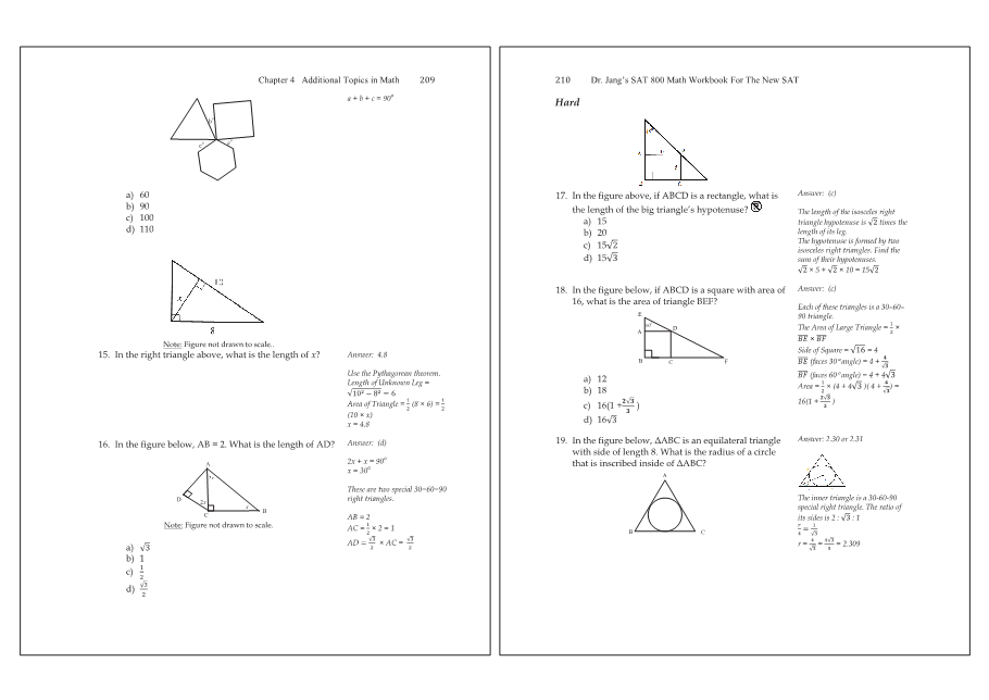 Dr.jang's SAT 800 Math
