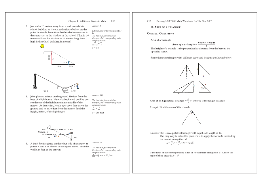 Dr.jang's SAT 800 Math
