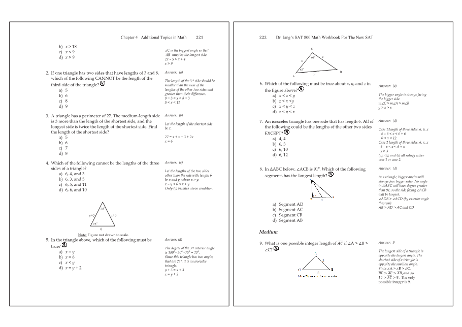Dr.jang's SAT 800 Math