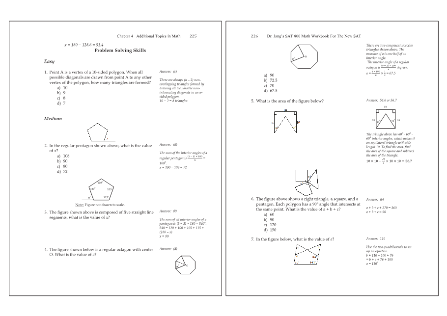 Dr.jang's SAT 800 Math