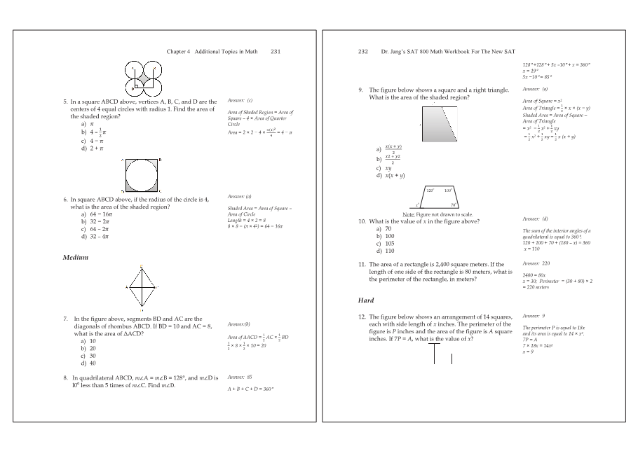 Dr.jang's SAT 800 Math