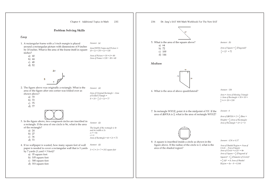 Dr.jang's SAT 800 Math