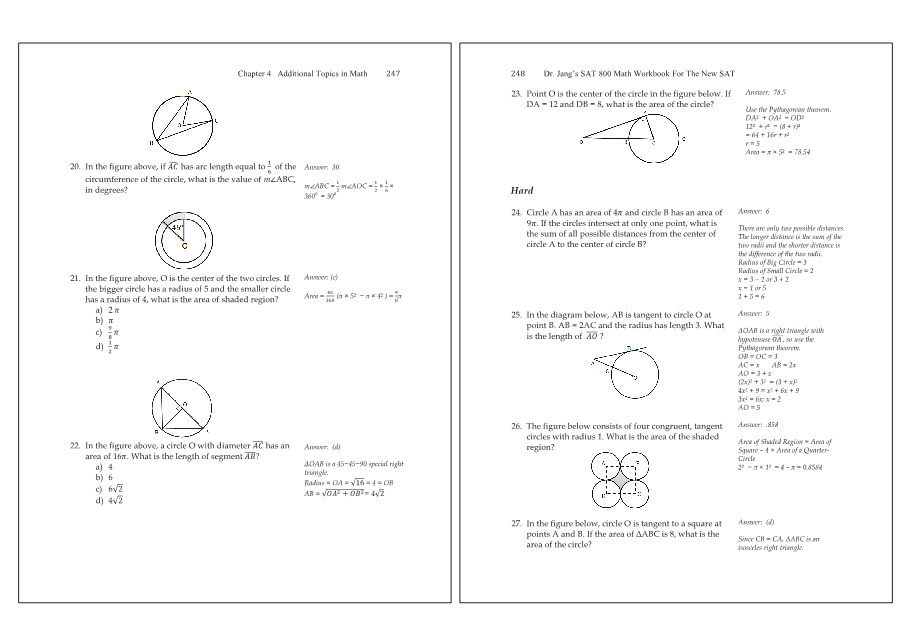Dr.jang's SAT 800 Math