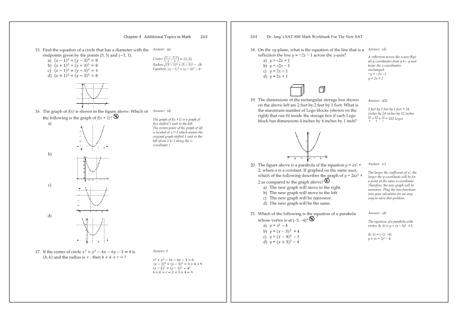Dr.jang's SAT 800 Math