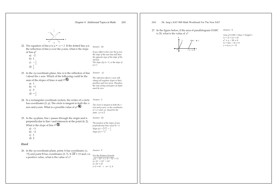 Dr.jang's SAT 800 Math
