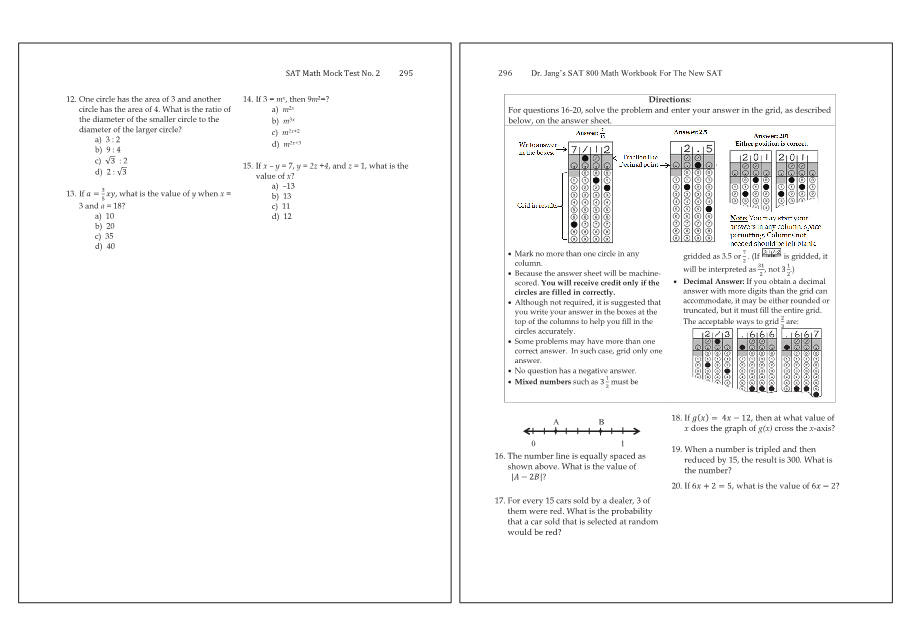 Dr.jang's SAT 800 Math
