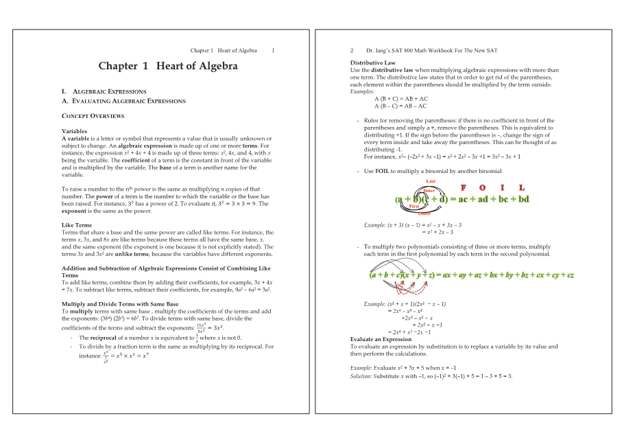Dr.jang's SAT 800 Math
