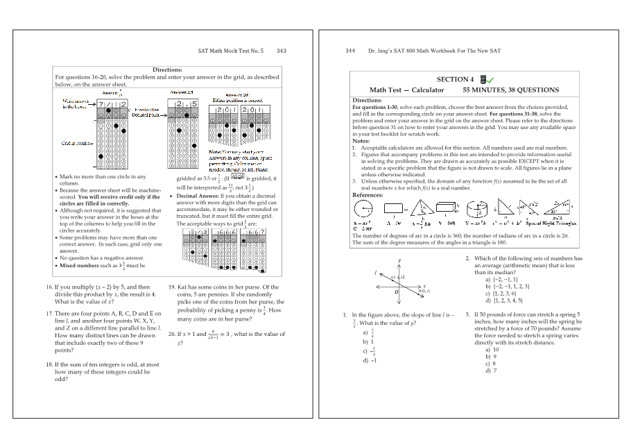Dr.jang's SAT 800 Math