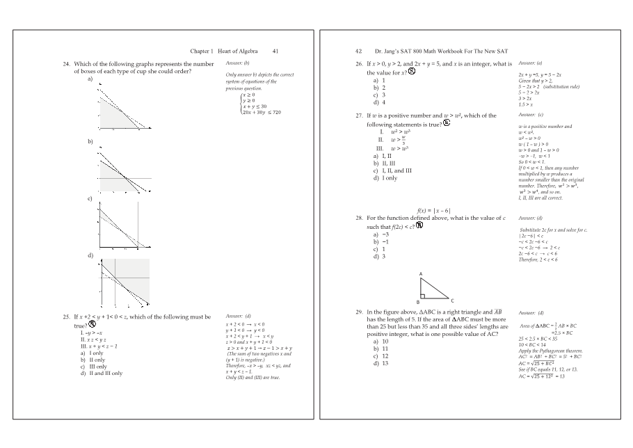 Dr.jang's SAT 800 Math