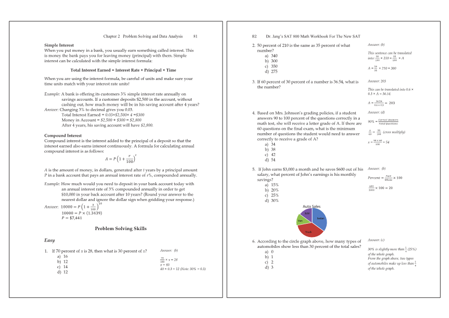 Dr.jang's SAT 800 Math