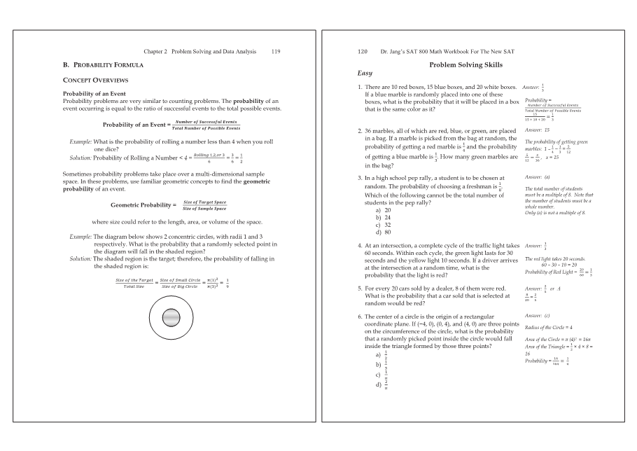 Dr.jang's SAT 800 Math