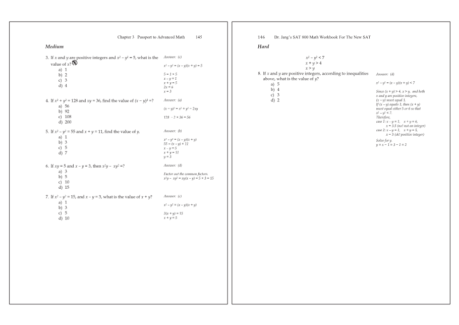 Dr.jang's SAT 800 Math