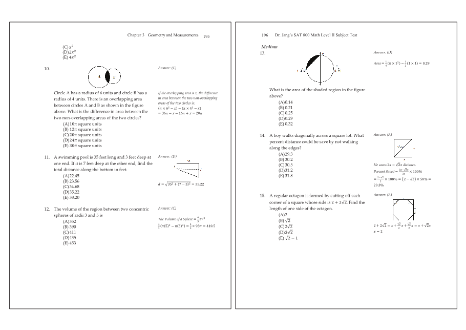 Dr.jang's SAT 800 Math2