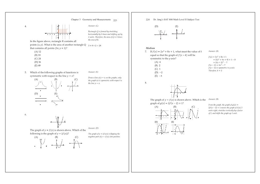 Dr.jang's SAT 800 Math2