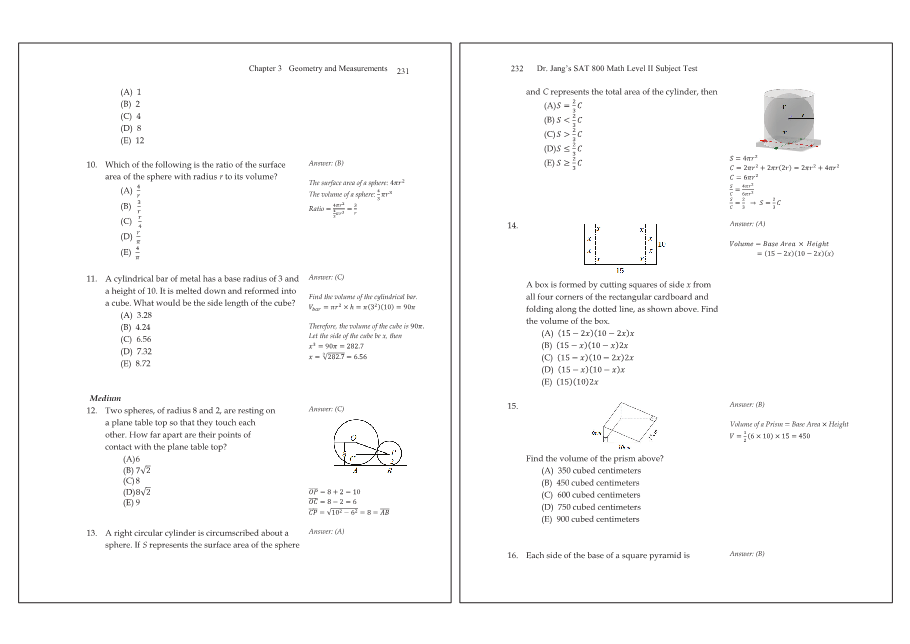 Dr.jang's SAT 800 Math2