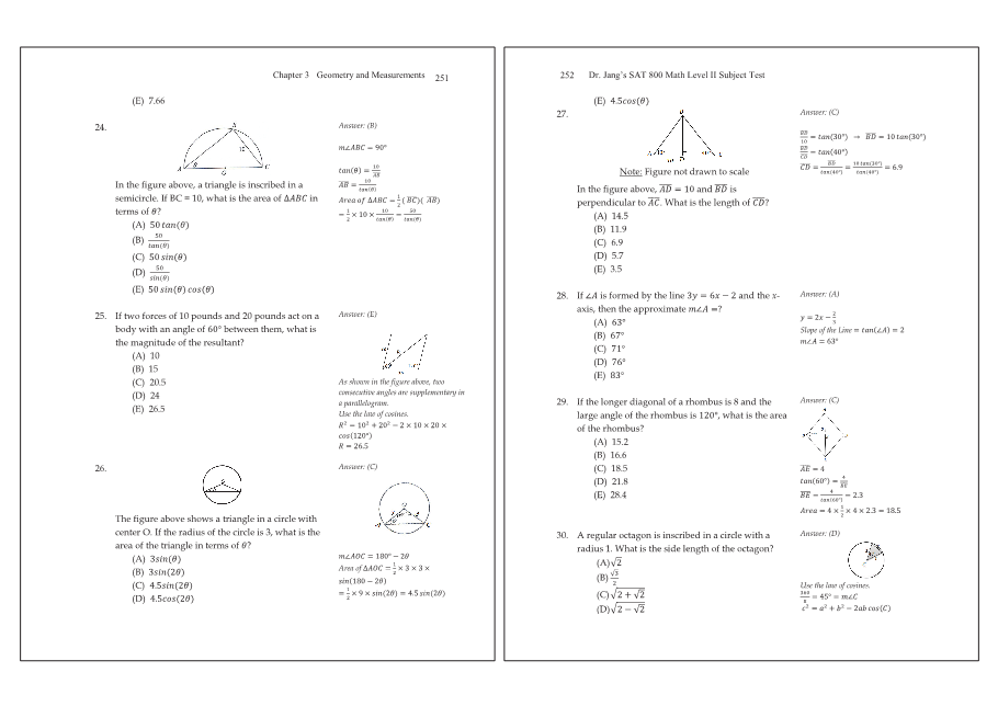 Dr.jang's SAT 800 Math2