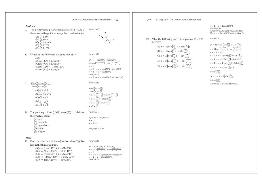 Dr.jang's SAT 800 Math2