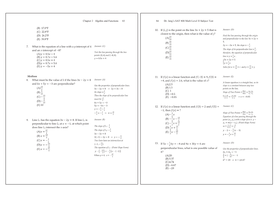 Dr.jang's SAT 800 Math2