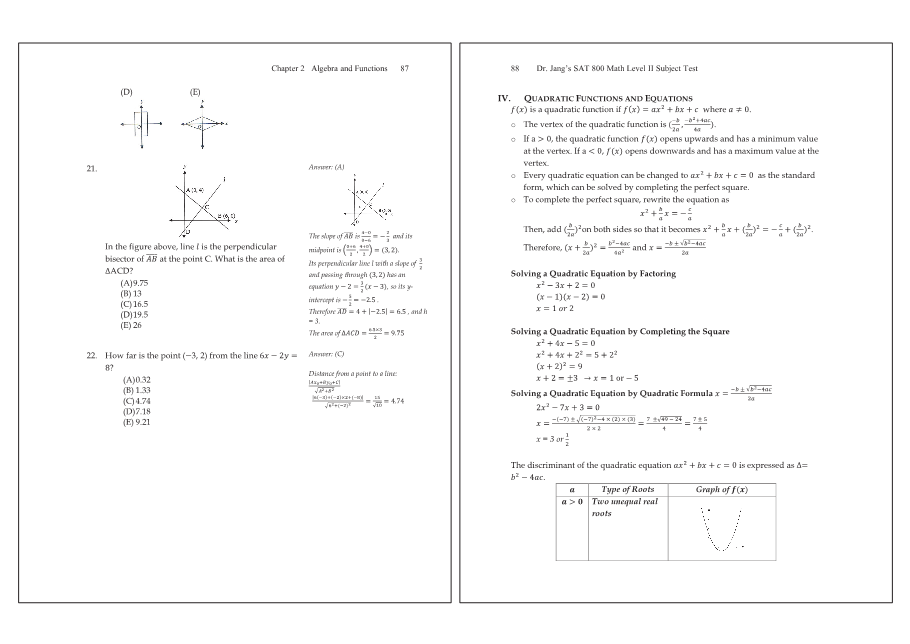 Dr.jang's SAT 800 Math2