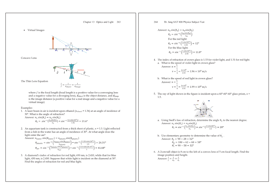 Dr.jang's SAT 800 Physics