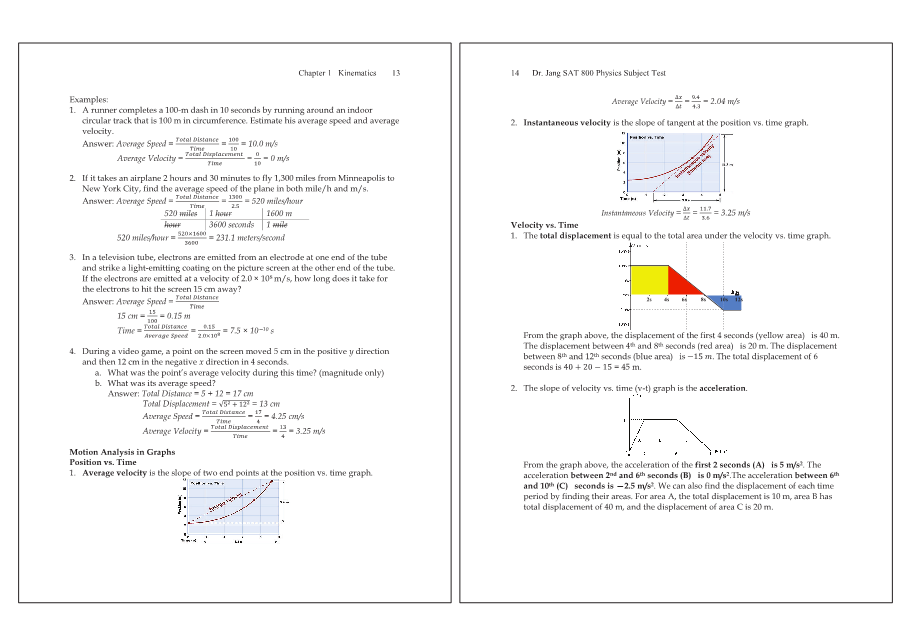 Dr.jang's SAT 800 Physics