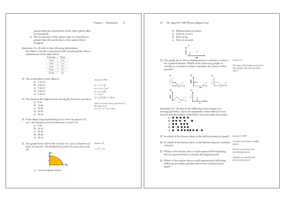 Dr.jang's SAT 800 Physics