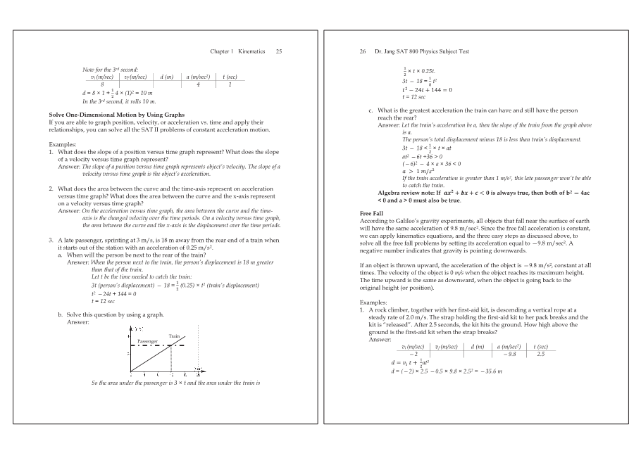 Dr.jang's SAT 800 Physics
