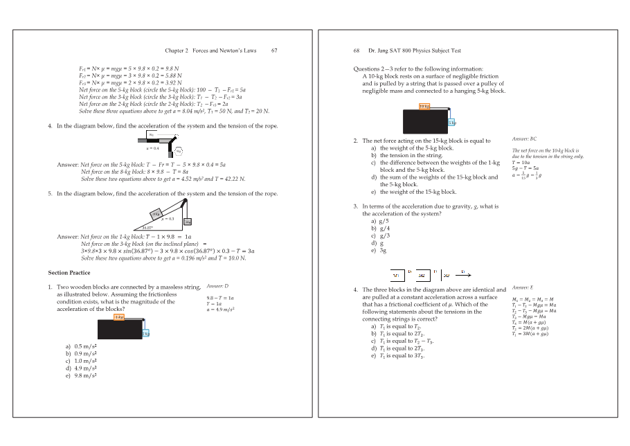 Dr.jang's SAT 800 Physics