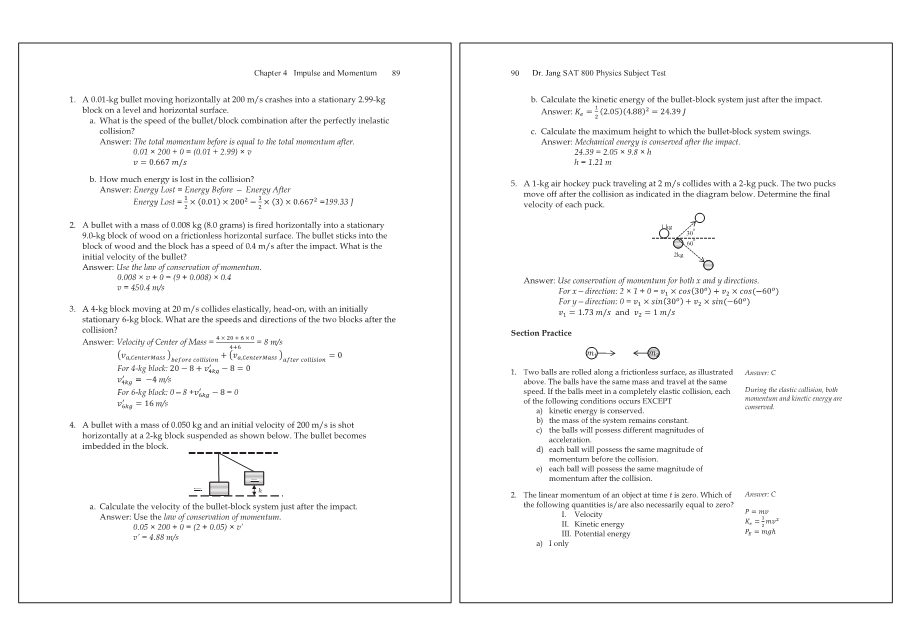Dr.jang's SAT 800 Physics