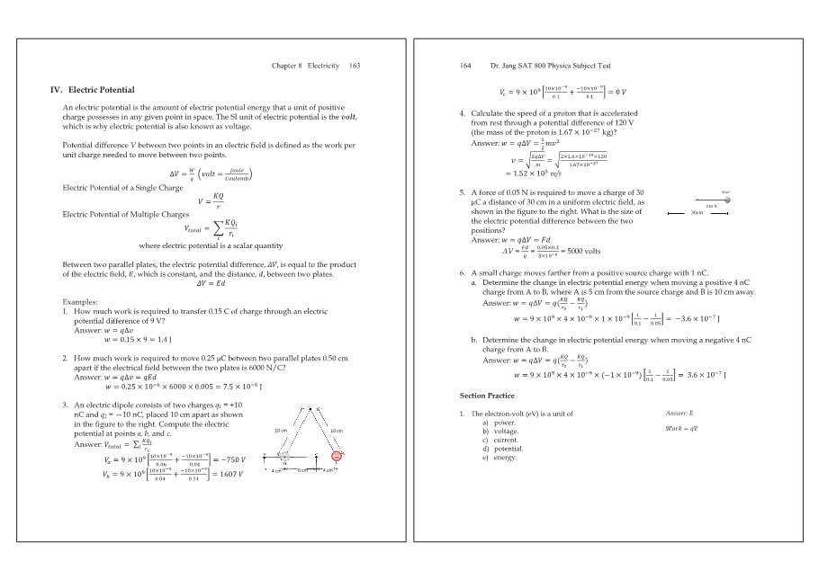 Dr.jang's SAT 800 Physics
